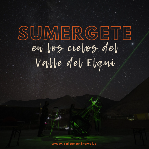 Se aprecia un cielo estrellado en el valle del elqui, fotografia tomada desde el observatorio omega